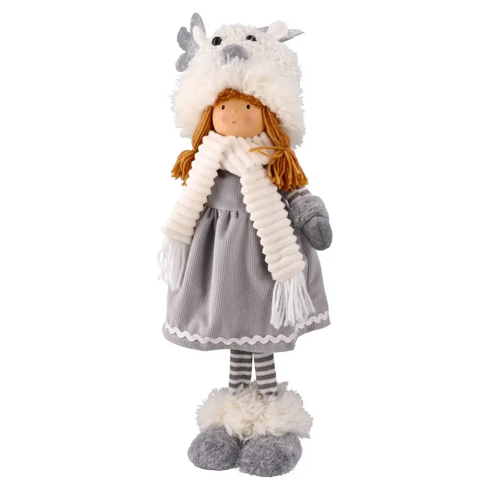750214_001 Cupid, novogodišnja dekoracija, vila, srebrna, 57cm - Image 1