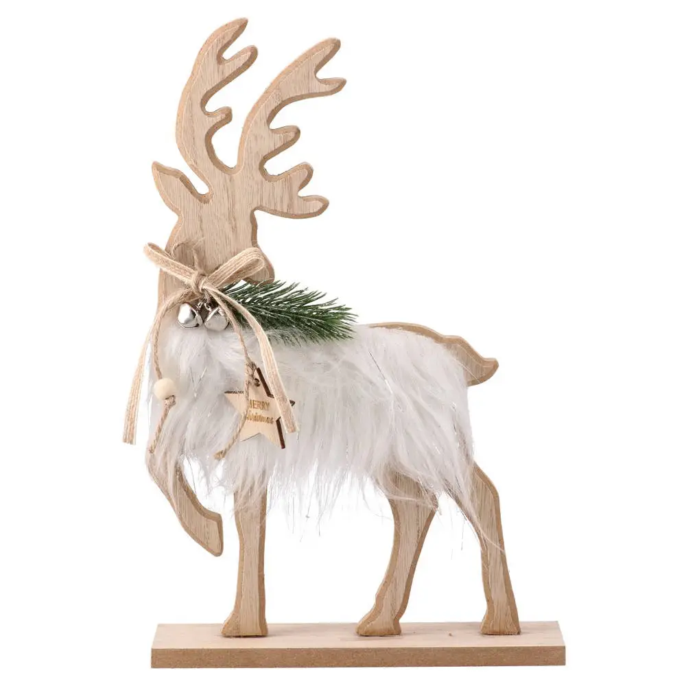 751656_001 Sven, novogodišnja dekoracija, irvas, bež, 19cm - Image 1